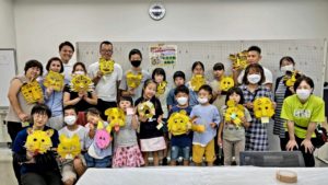 子どものアトリエ「お面を作ろう」報告